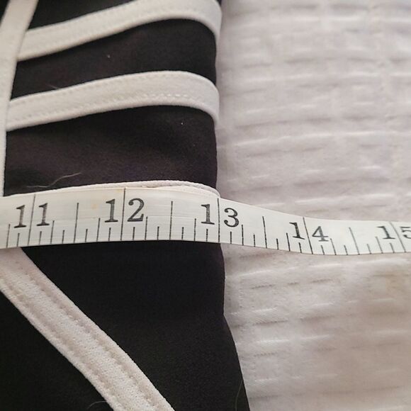 AGaci Sexy Black White Bodycon Out on The Town Dress - Picture 6 of 8